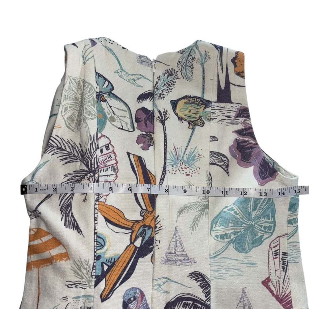 NWT Isla & White Edelira Canto de Playa Mini Dress Size S - Picture 5 of 6